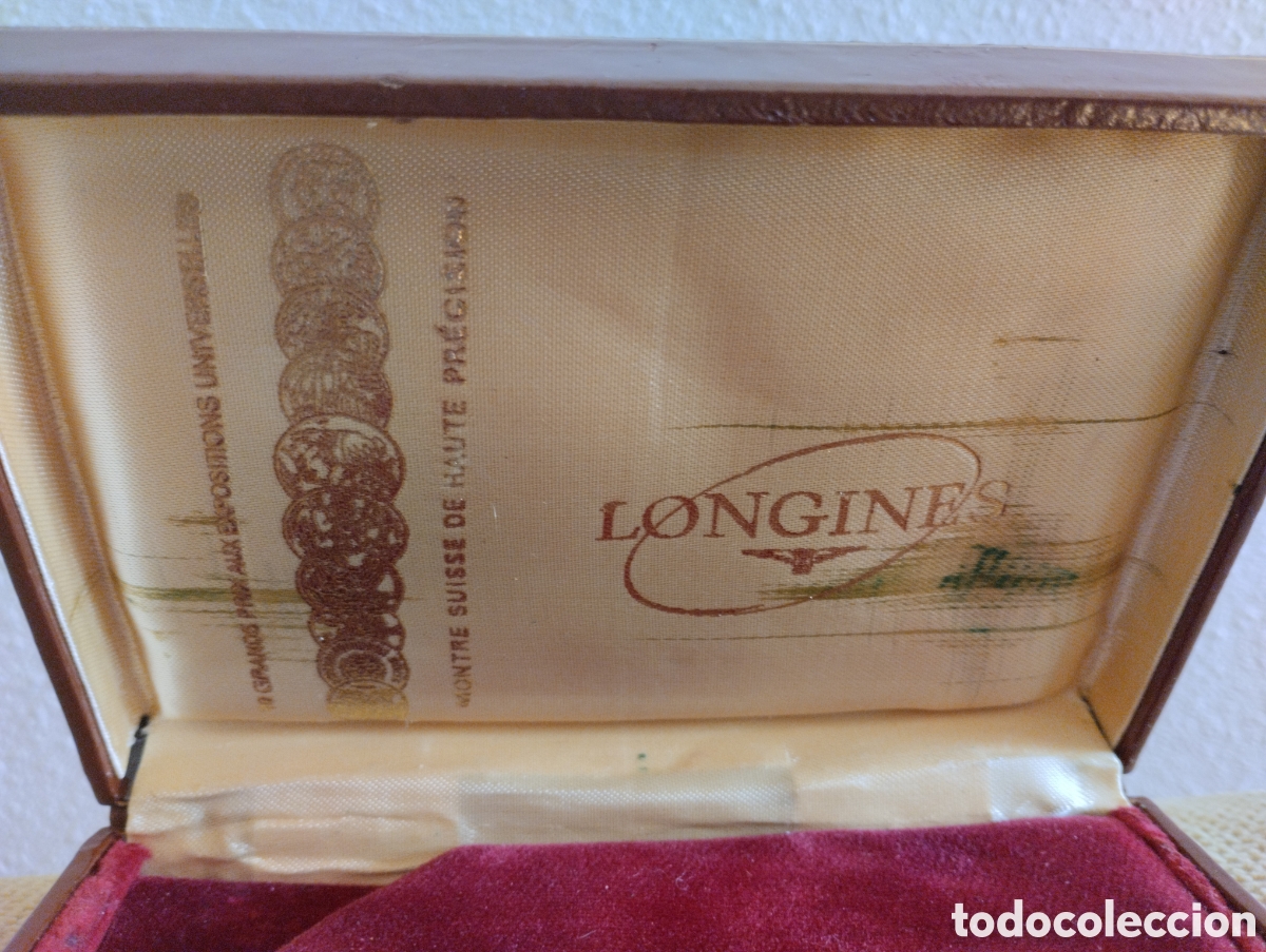 Cajas y cajitas met&aacute;licas: Caja antigua Longines - Foto 2