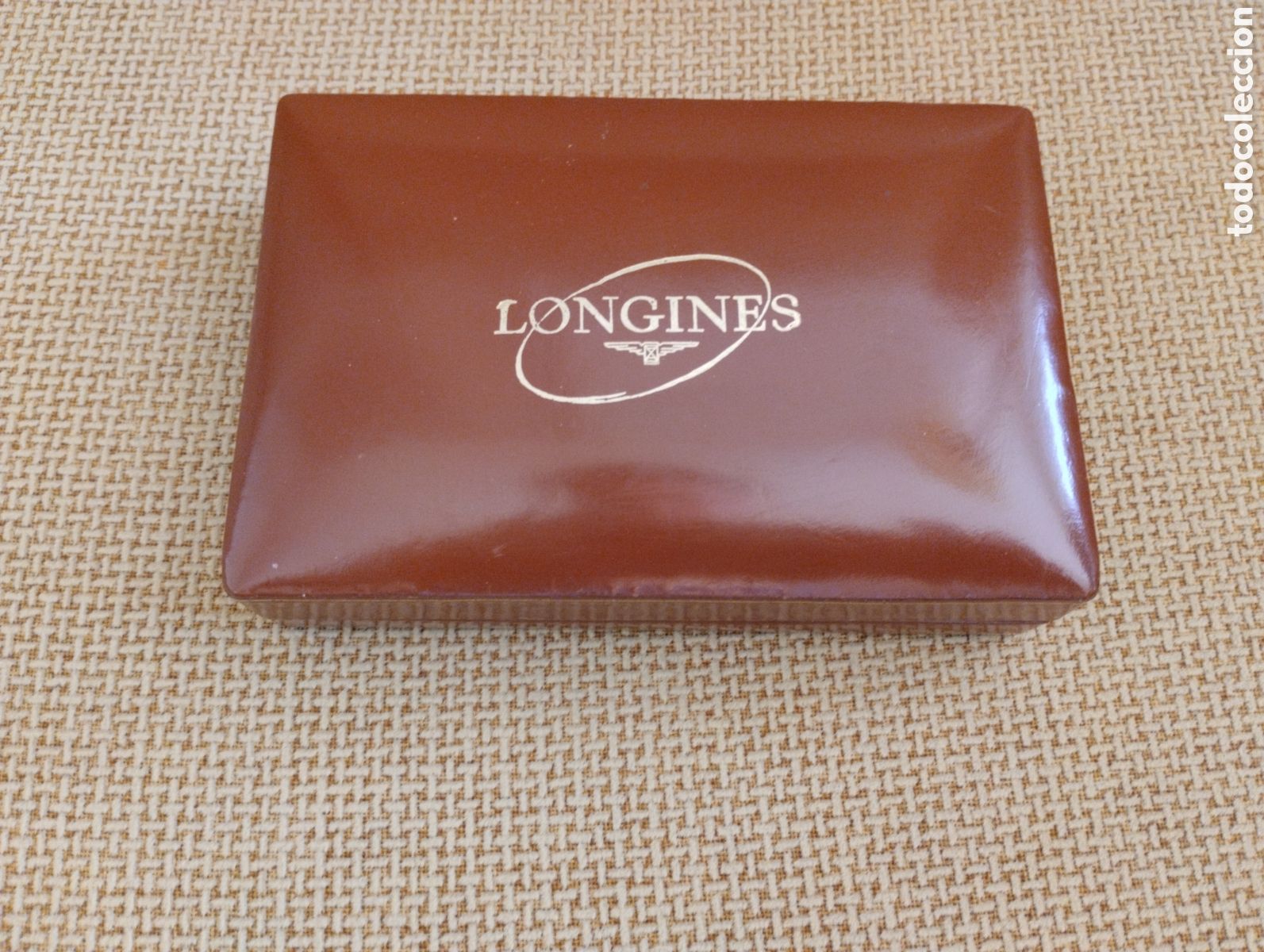 Cajas y cajitas met&aacute;licas: Caja antigua Longines - Foto 3