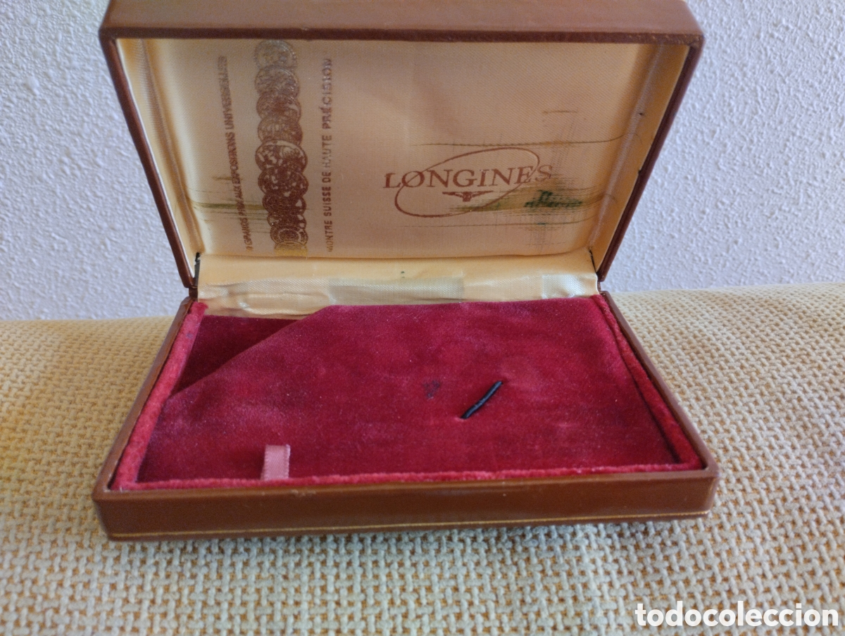 Cajas y cajitas met&aacute;licas: Caja antigua Longines - Foto 1