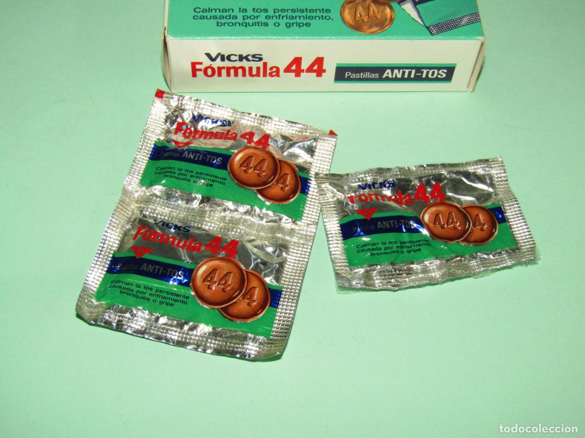 Cajas y cajitas met&aacute;licas: Antigua Caja con Pastillas Anti Tos FORMULA 44 de VICKS