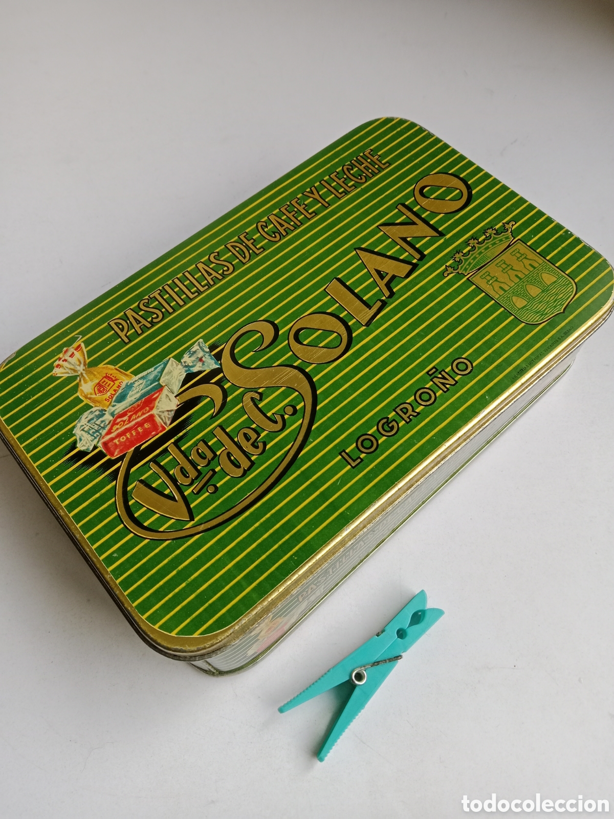 Cajas y cajitas met&aacute;licas: SOLANO . PASTILLAS DE CAF&Eacute; Y LECHE