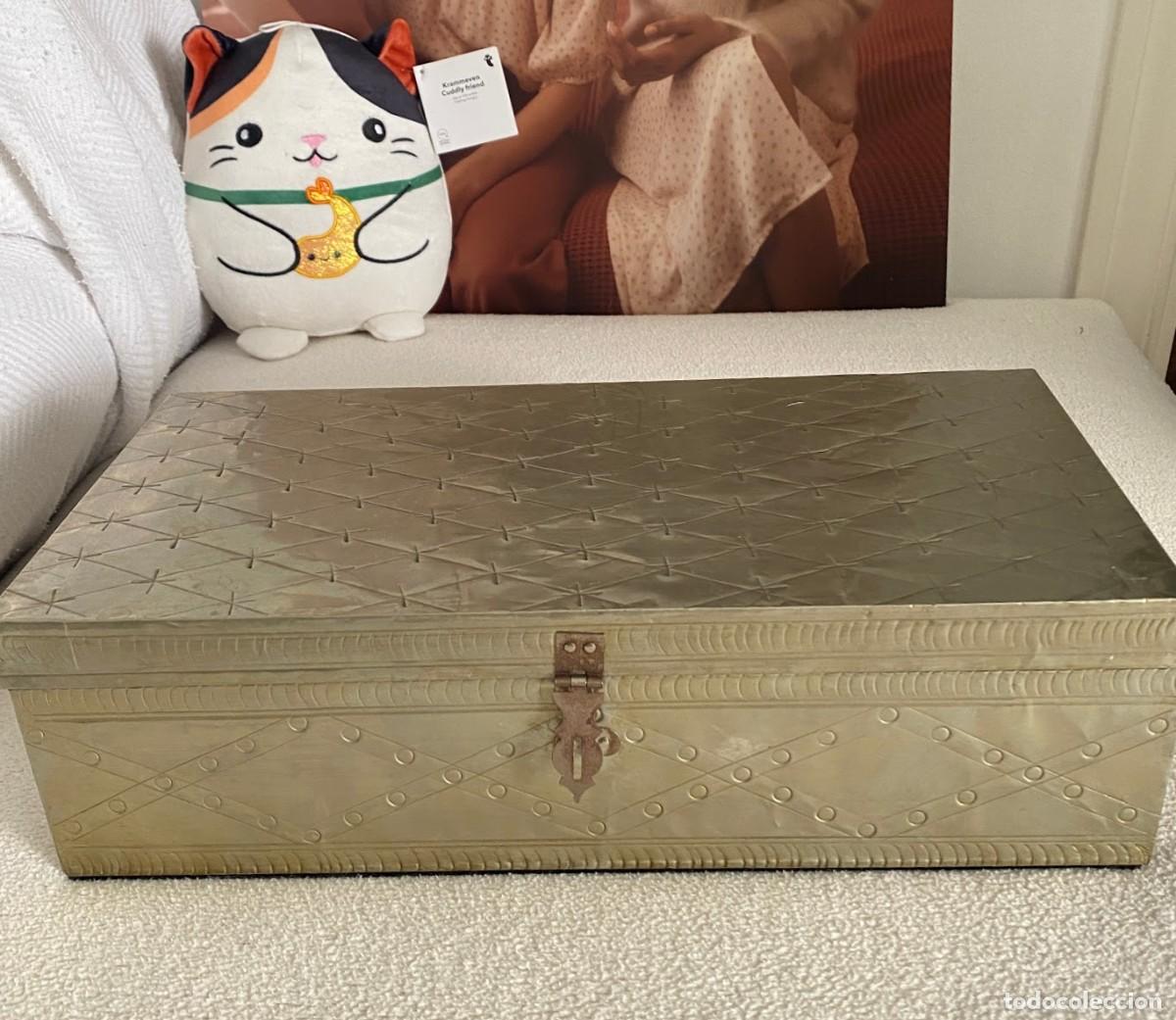 Cajas y cajitas met&aacute;licas: Caja de metal decorada - Foto 1