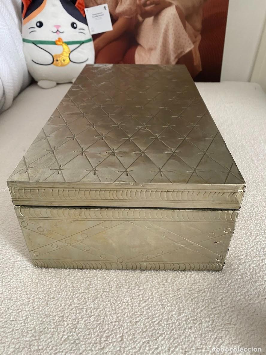 Cajas y cajitas met&aacute;licas: Caja de metal decorada - Foto 2