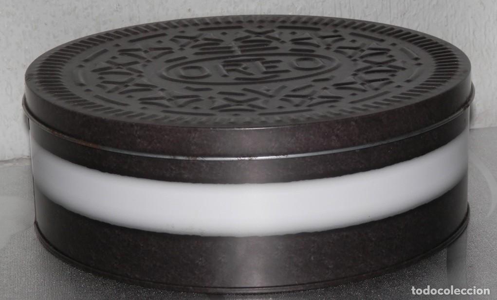 Cajas y cajitas met&aacute;licas: LATA DE LAS GALLETAS OREO - Foto 2