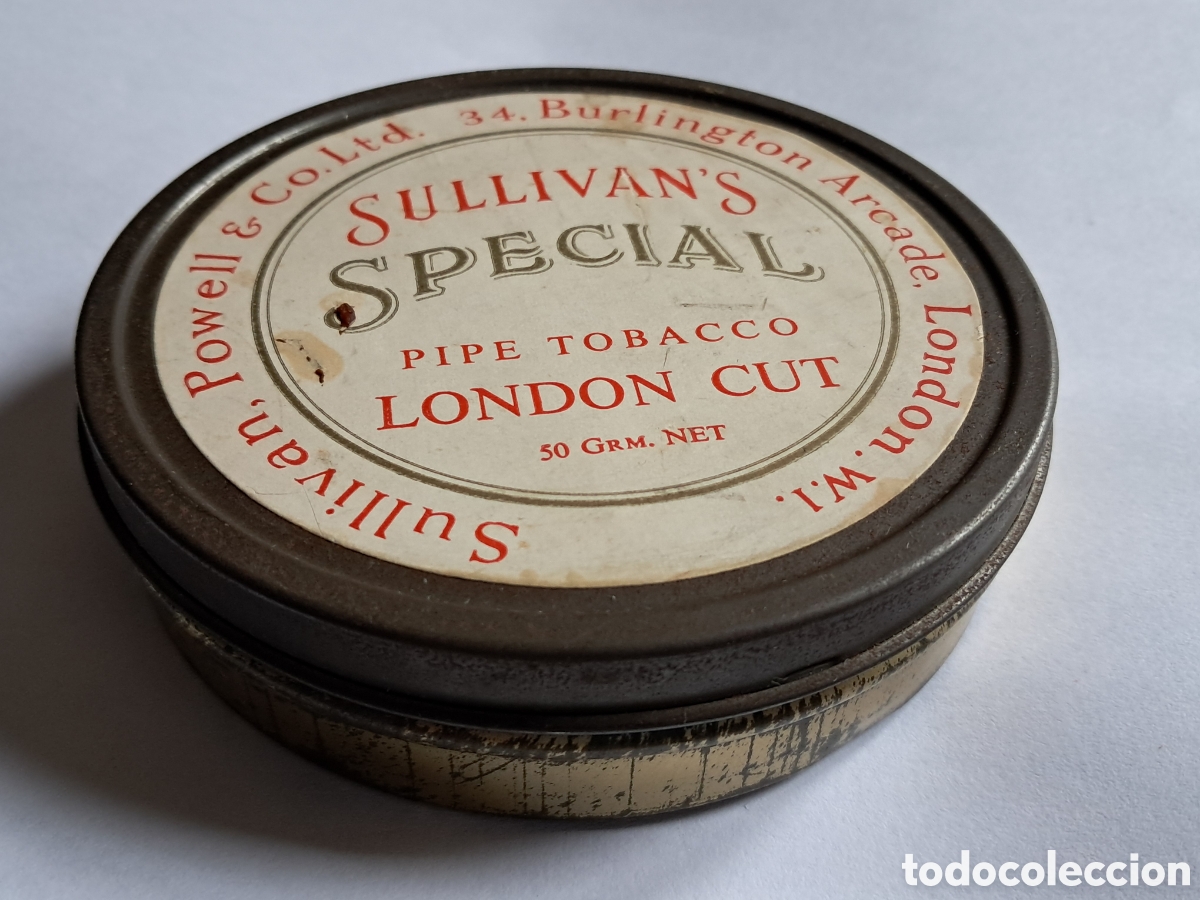 Cajas y cajitas met&aacute;licas: Caja lata tabaco dd pipa Sullivan's Special
