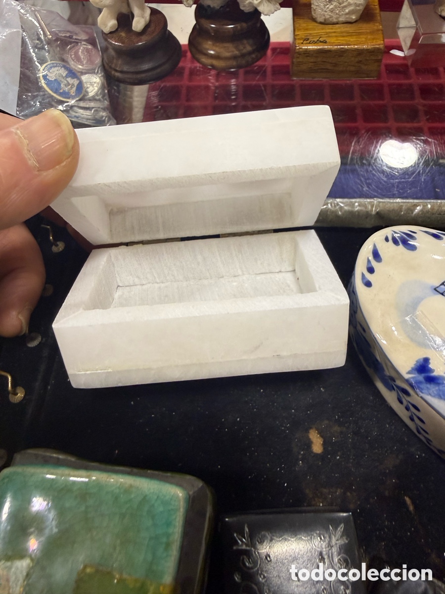 Cajas y cajitas met&aacute;licas: Lote de cajitas distintos materiales - Foto 3