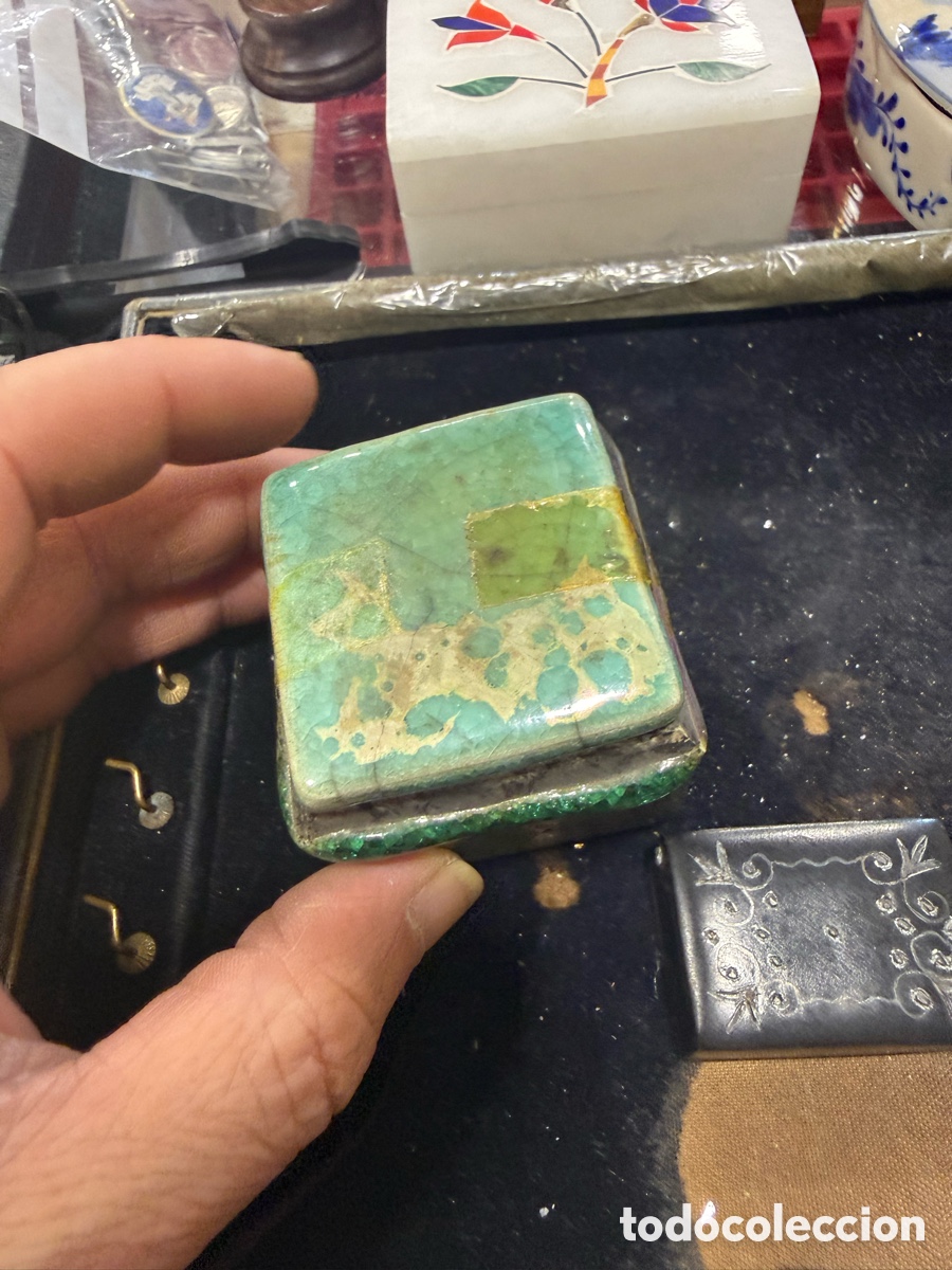Cajas y cajitas met&aacute;licas: Lote de cajitas distintos materiales - Foto 6