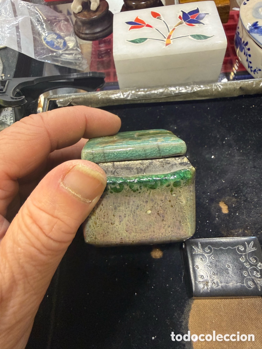 Cajas y cajitas met&aacute;licas: Lote de cajitas distintos materiales - Foto 7