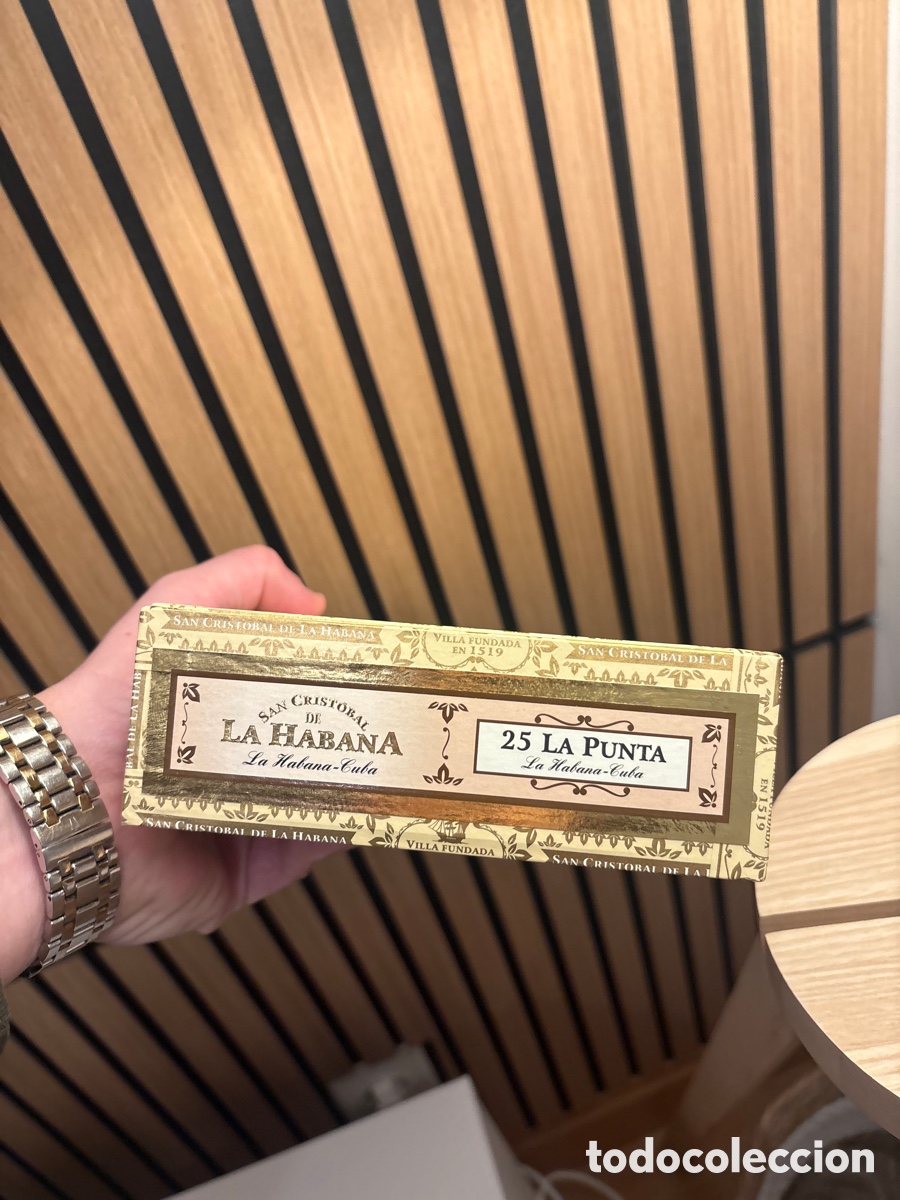 Cajas y cajitas met&aacute;licas: Habanos San Cristobal La punta