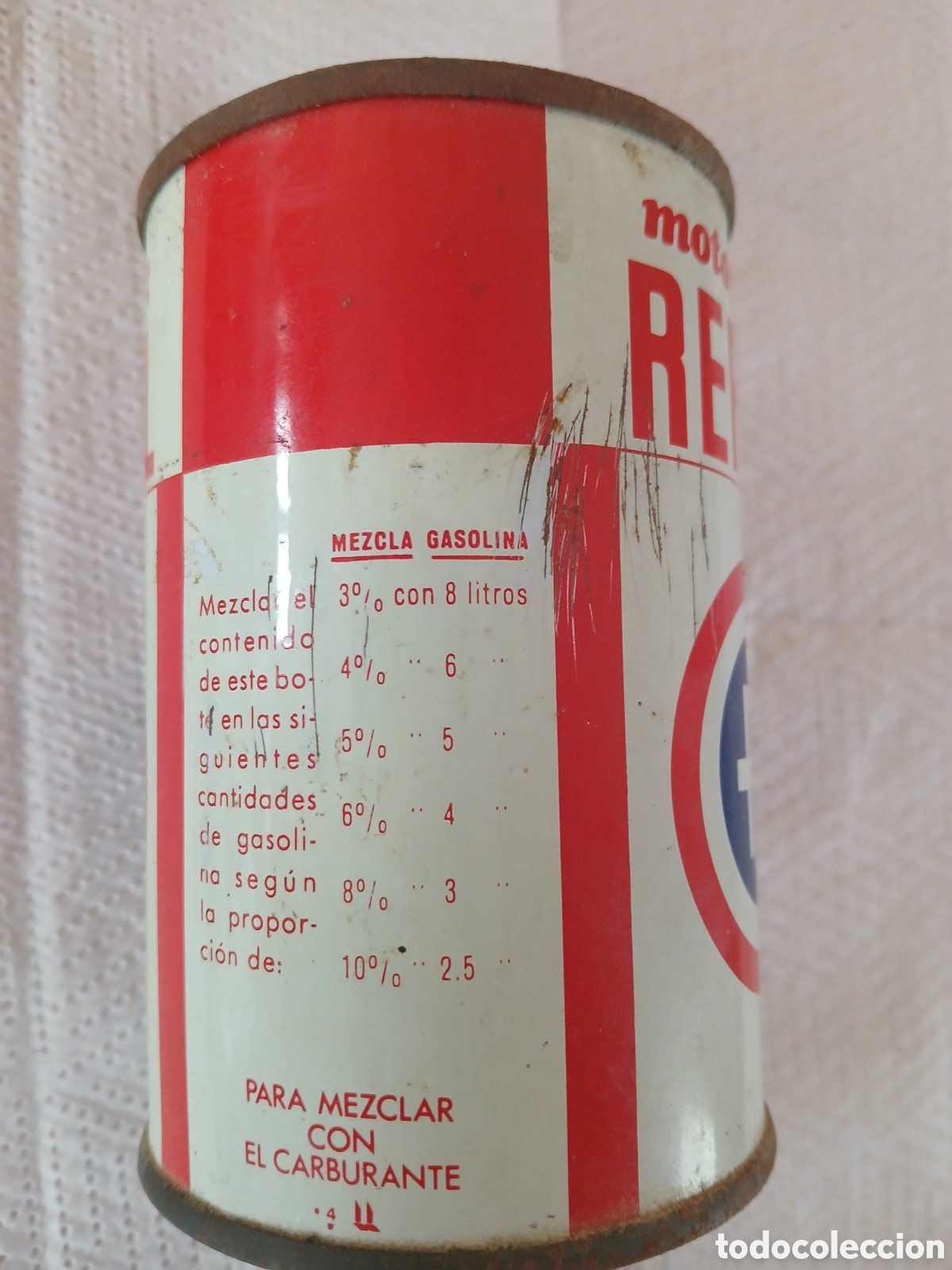 Cajas y cajitas met&aacute;licas: Minilata de aceite repsol 2-T - Foto 3