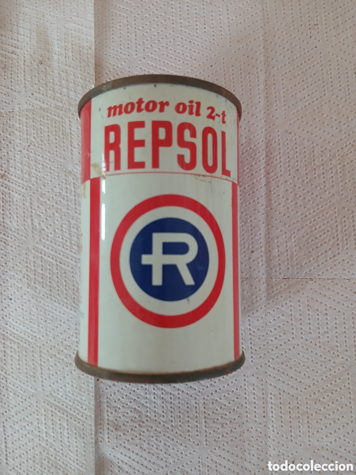 Cajas y cajitas met&aacute;licas: Minilata de aceite repsol 2-T - Foto 1