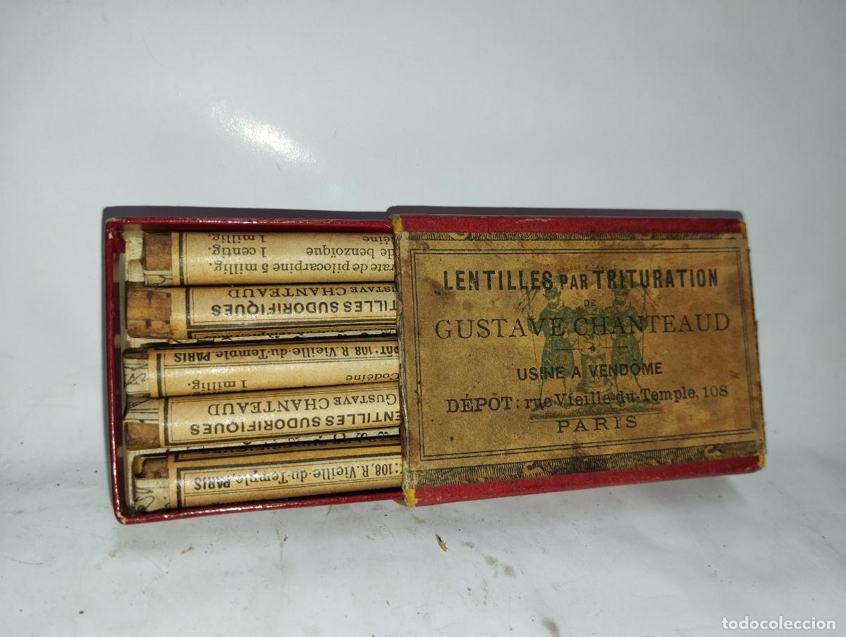 Blechdosen und Kisten: CAJA DE FARMACIA PILOCARPINA LENTICULAS CHANTEAUD PARIS // MEDICAMENTO ANTIGUA
