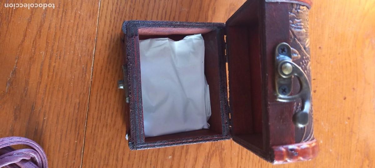 Blechdosen und Kisten: Caja baul tesoro joyero madera