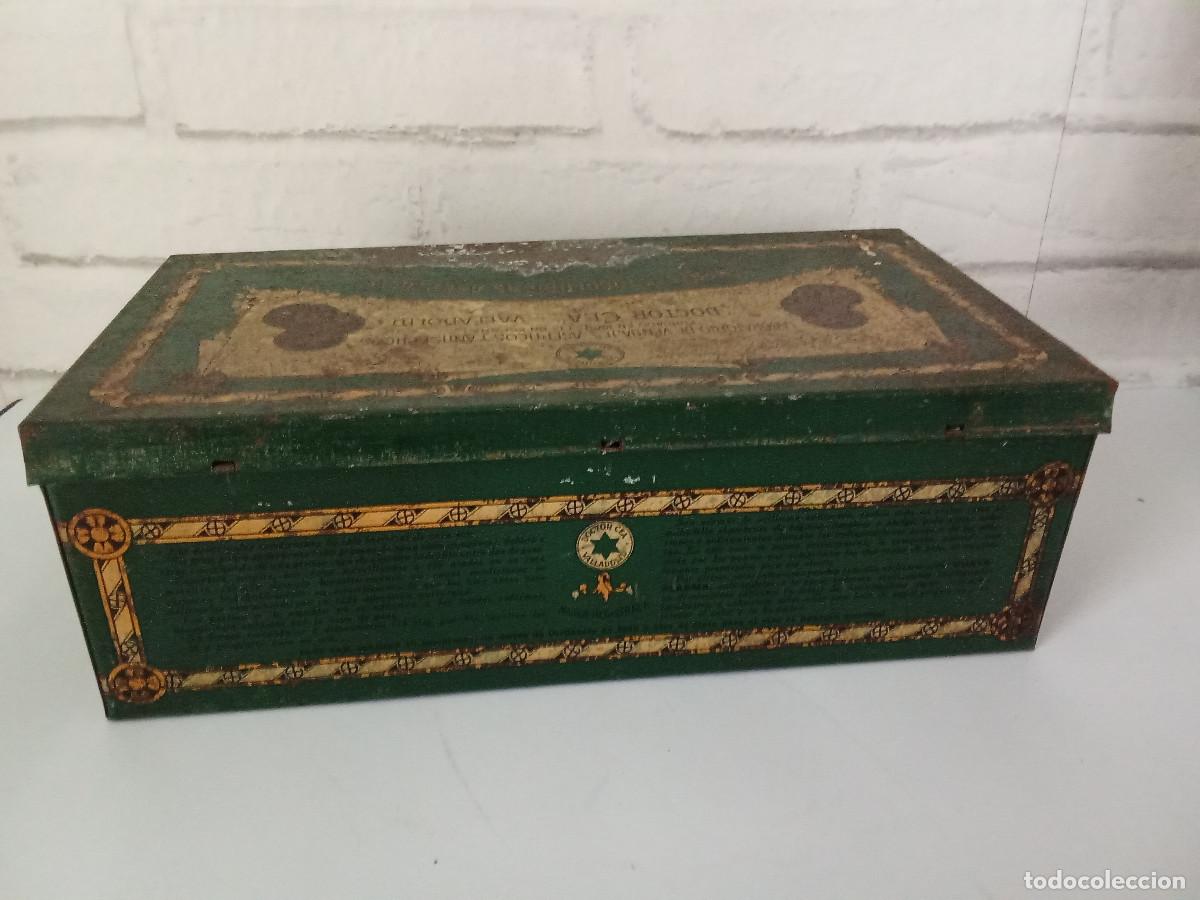 Boxes and metal boxes: Antigua caja de hojalata laboratorio de vendajes Doctor Cea Valladolid