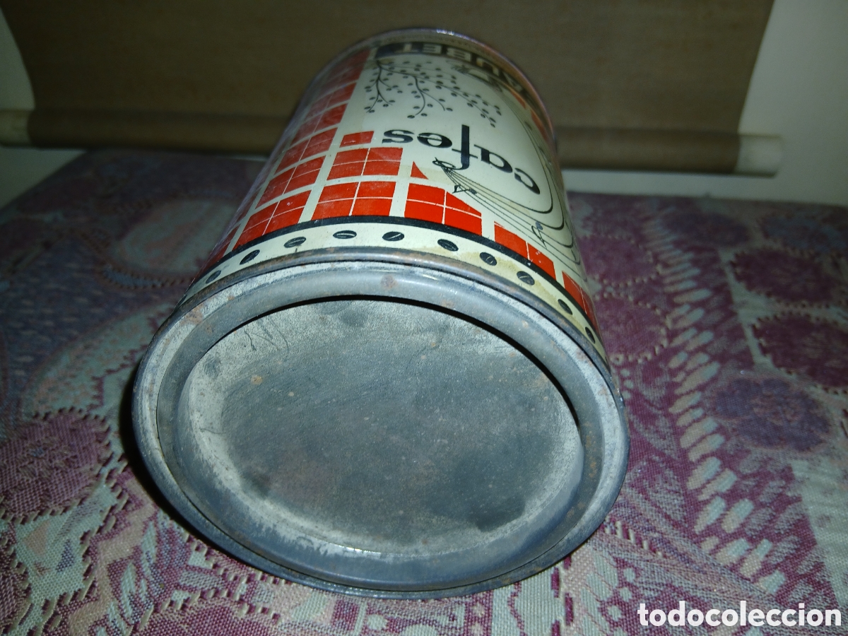 Cajas y cajitas met&aacute;licas: Lata caf&eacute;s caubet. Barcelona - Foto 4