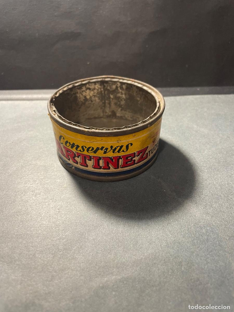 Blechdosen und Kisten: TUDELA (NAVARRA) ANTIGUA LATA DE CONSERVAS 1963 CONSERVAS MARTINEZ - VENANCIO MARTINEZ PIMIENTOS MOR