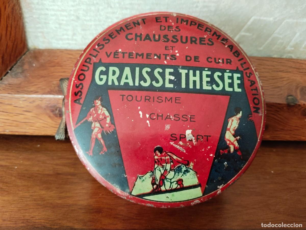 Cajas y cajitas met&aacute;licas: Caja para grasa para cuero Graisse Thesee.