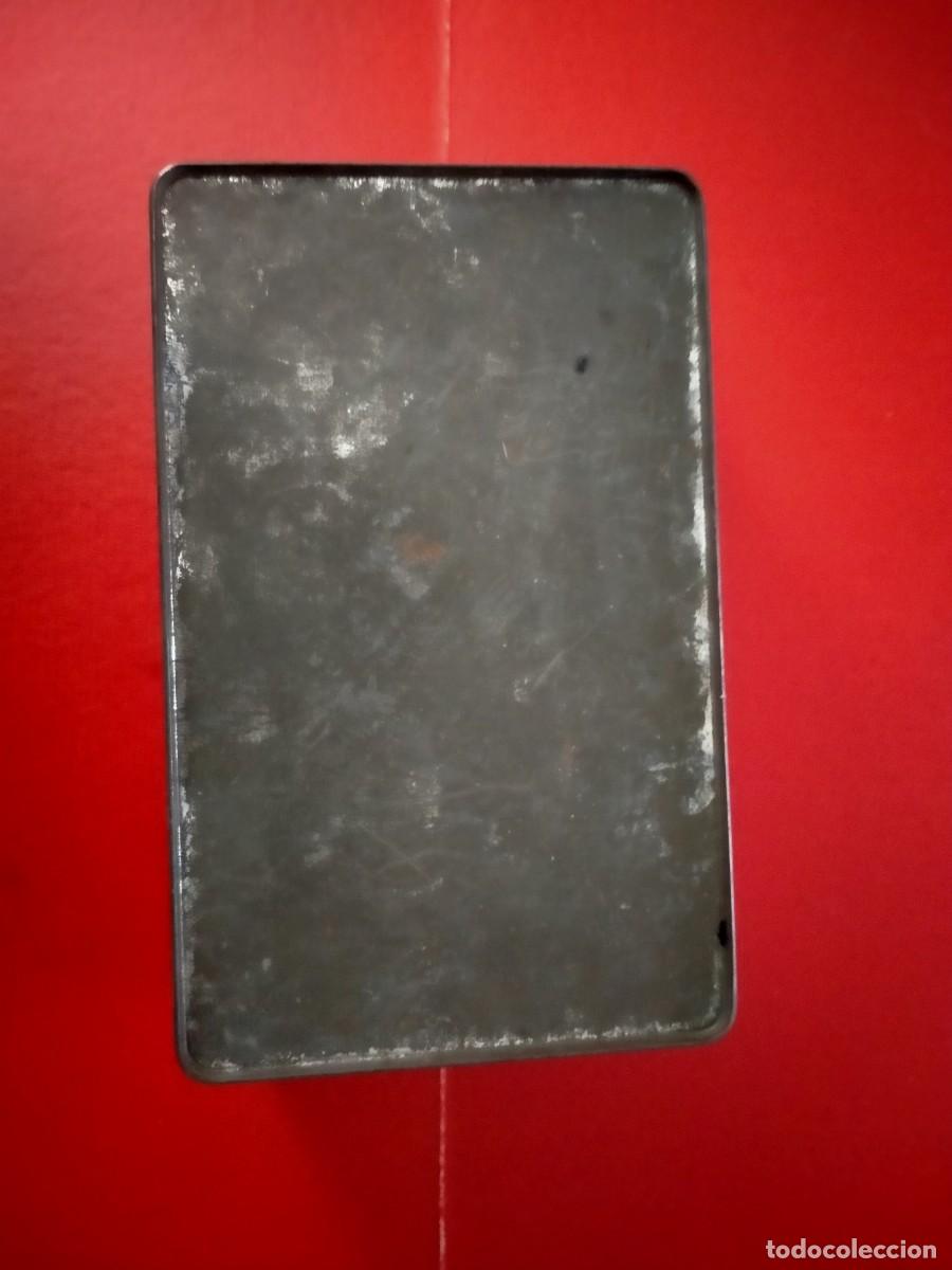 Cajas y cajitas met&aacute;licas: lata de azafran-rara de exportacion - Foto 4