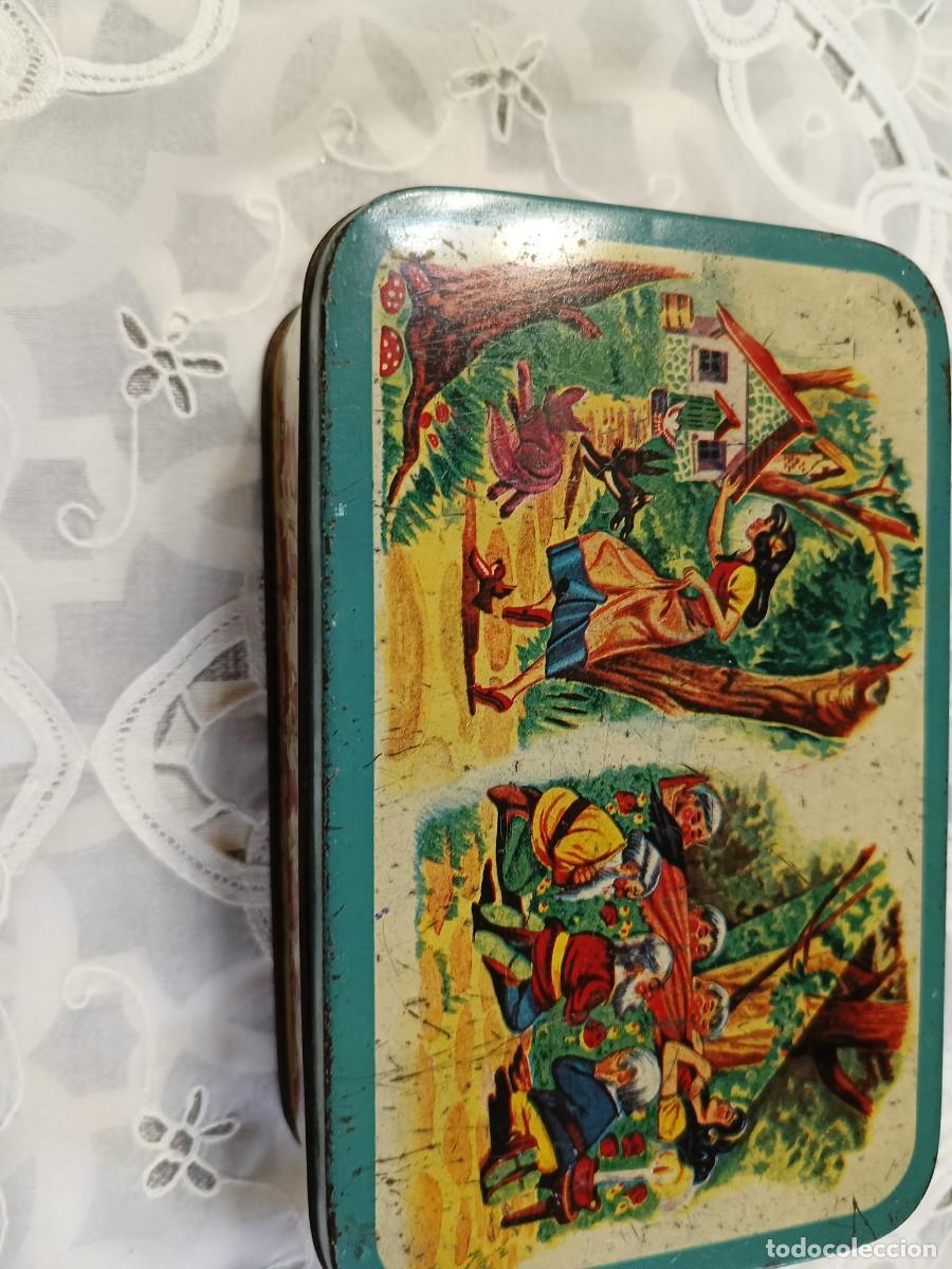 Cajas y cajitas met&aacute;licas: Lata met&aacute;lica Blancanieves Antigua