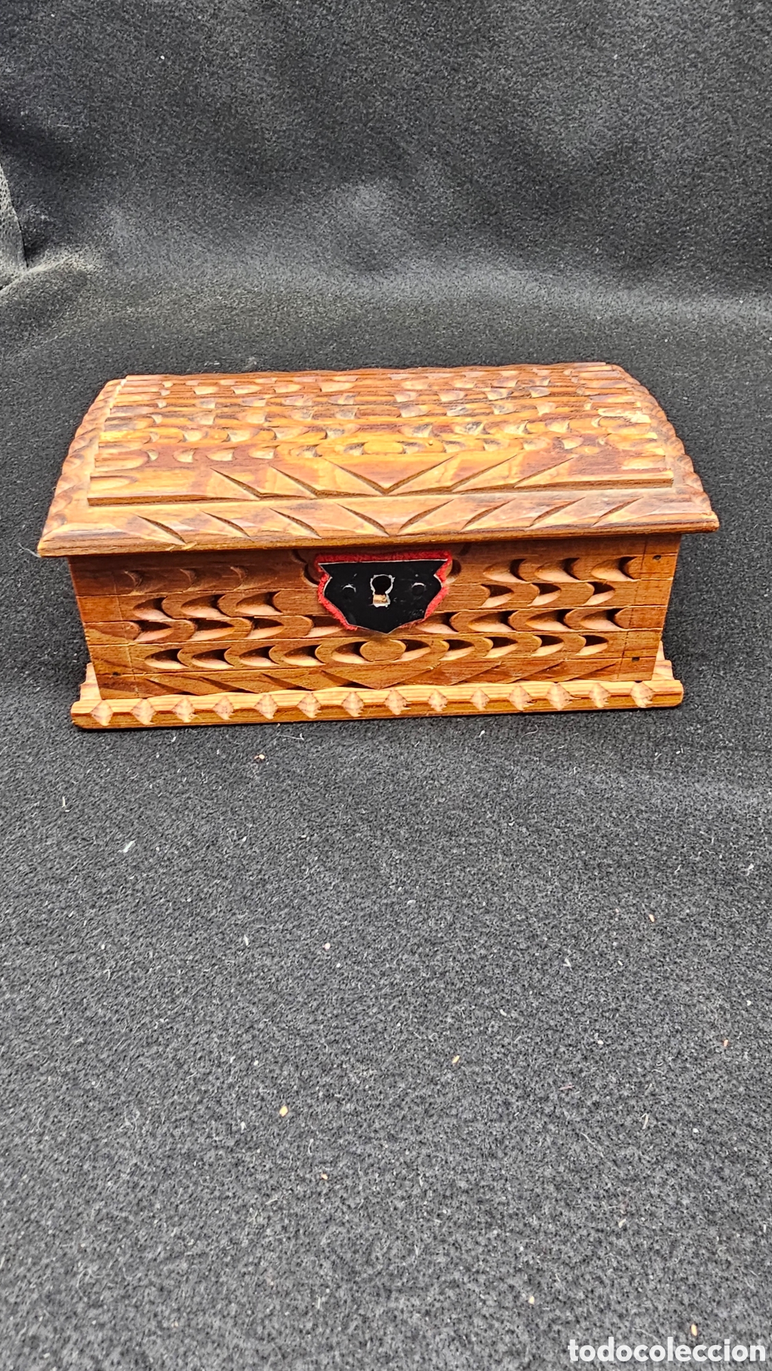 Cajas y cajitas met&aacute;licas: Caja de madera Canaria de Tea