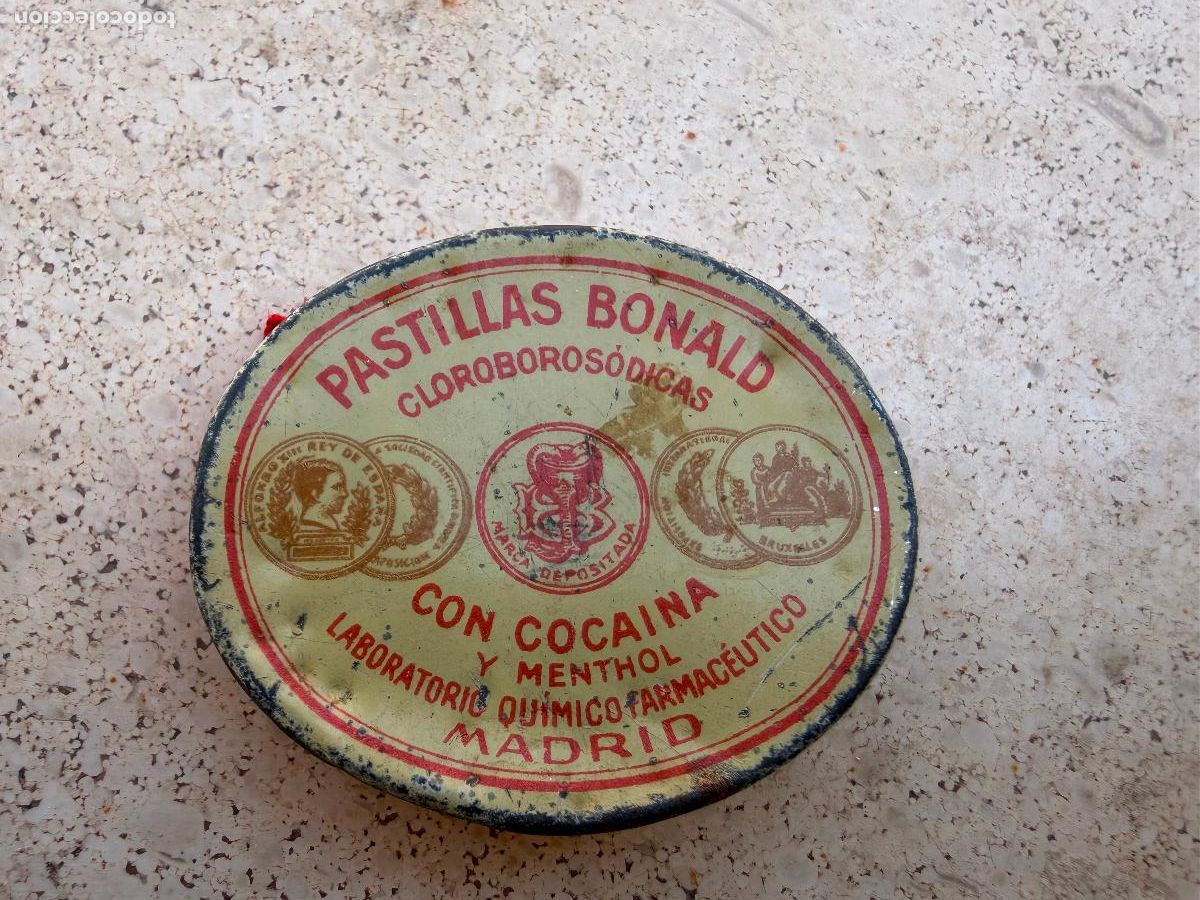 Cajas y cajitas met&aacute;licas: Caja pastillas bonald Madrid