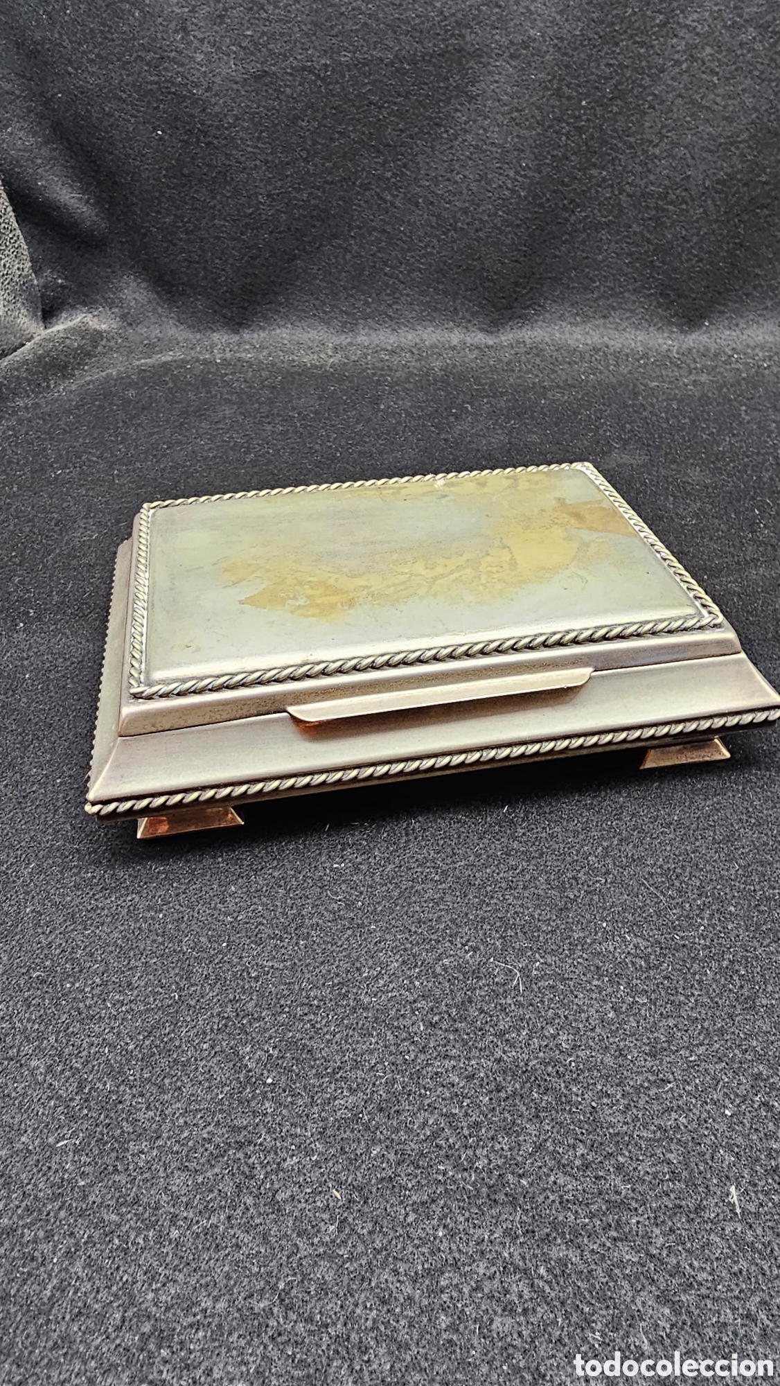 Cajas y cajitas met&aacute;licas: Caja / joyero de alpaca