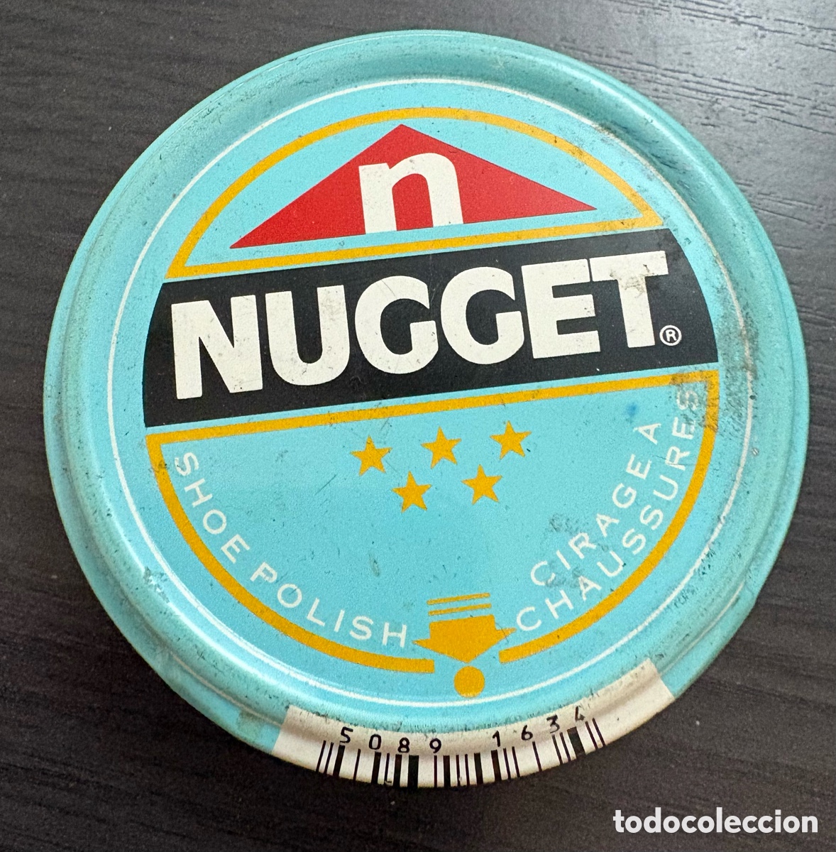 Cajas y cajitas met&aacute;licas: ANTIGUA CAJA BET&Uacute;N NUGGET. NEUTRAL - INCOLORO. 50 GR. CONTIENE UN POCO DE SU BET&Uacute;N ORIGINAL.