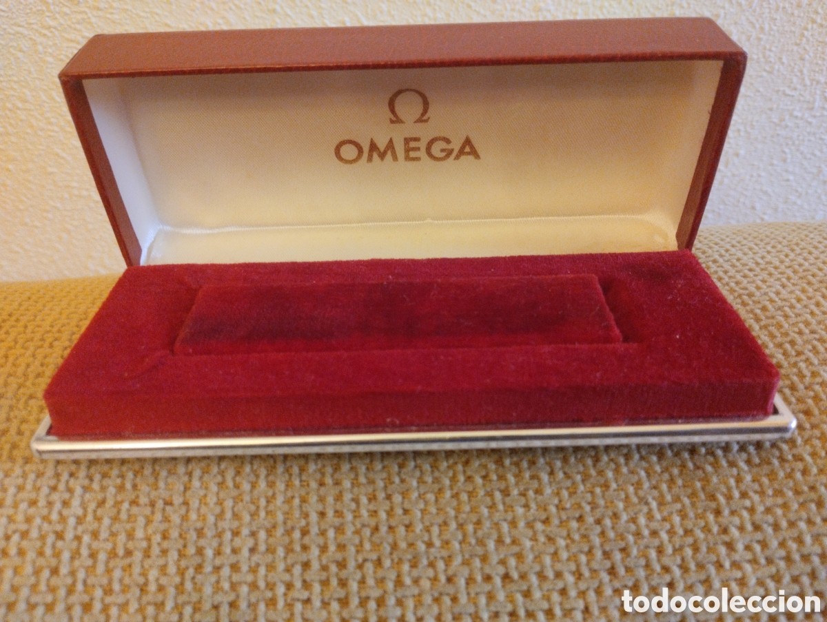 Cajas y cajitas met&aacute;licas: Caja antigua reloj Omega