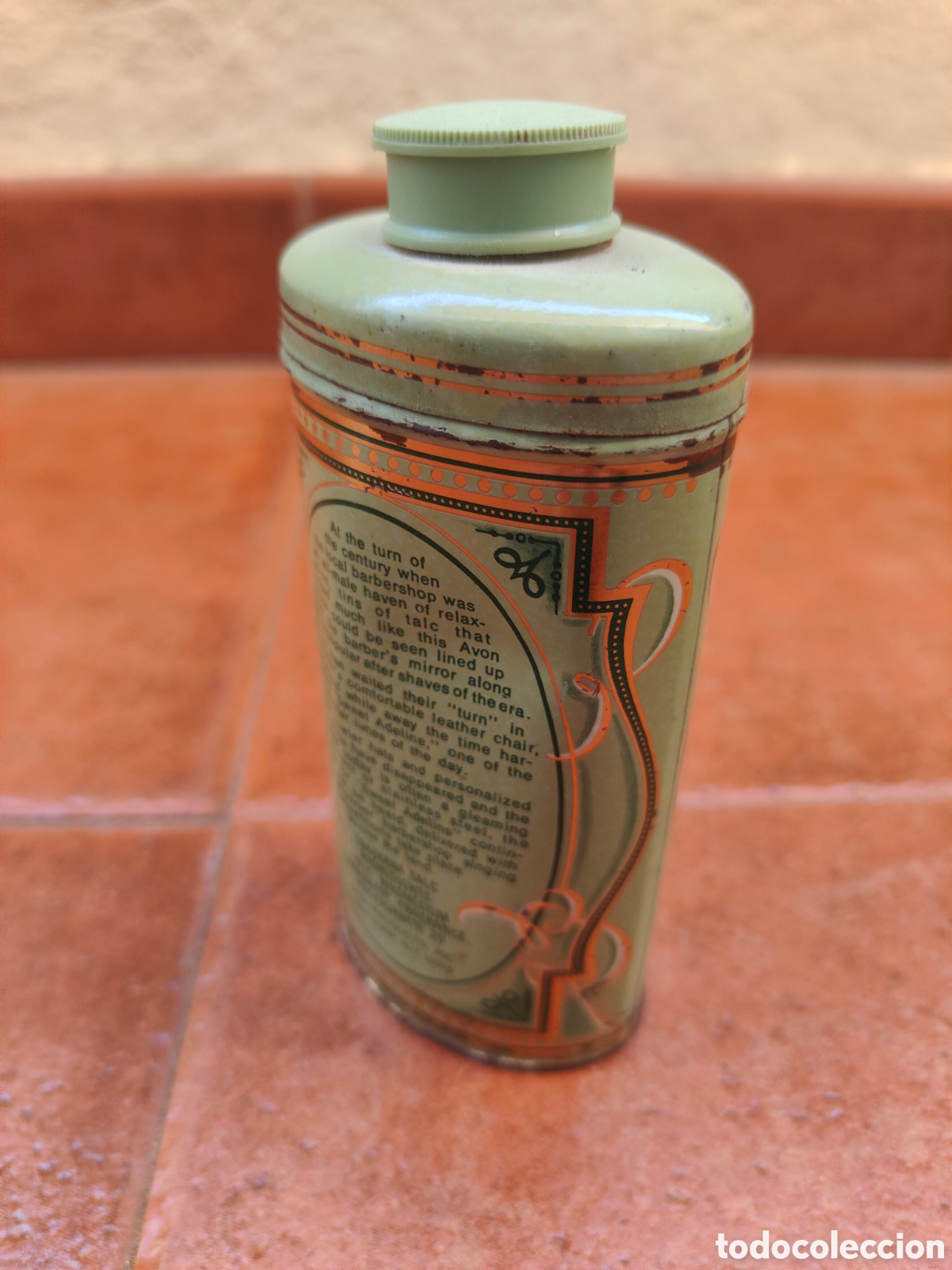 Cajas y cajitas met&aacute;licas: ANTIGUO BOTE DE DE HOJALATA DE TALCO - Foto 3
