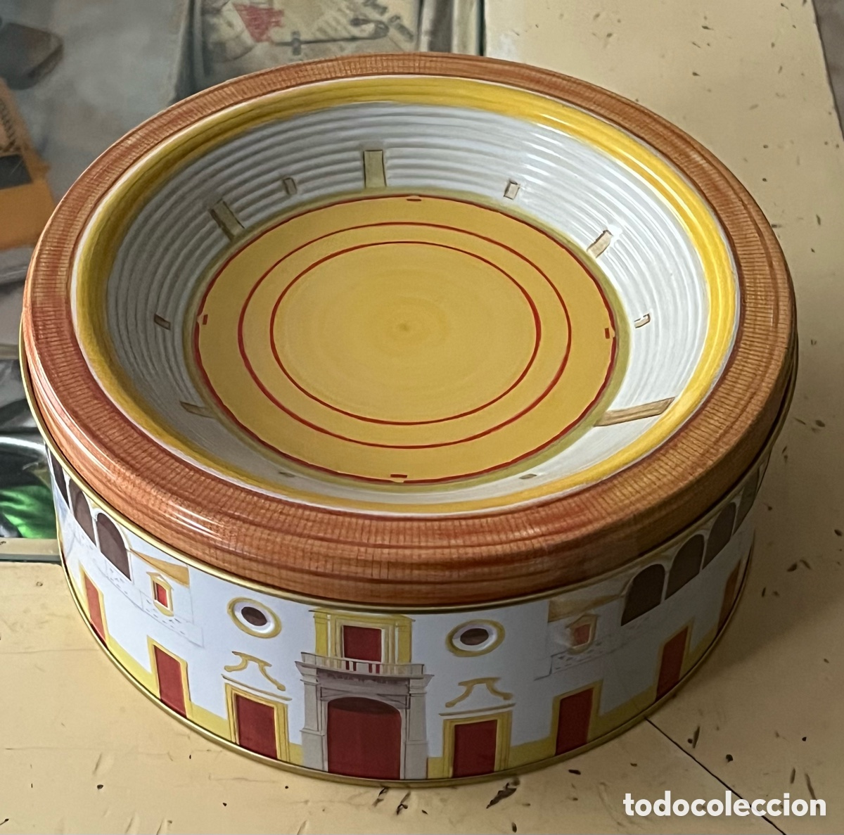 Cajas y cajitas met&aacute;licas: Caja Met&aacute;lica La Fortaleza - Edici&oacute;n Plaza de Toros de Sevilla - Vac&iacute;a