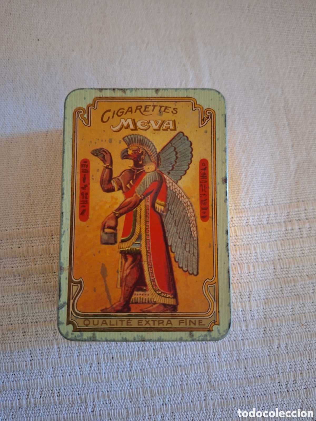 Cajas y cajitas met&aacute;licas: Antigua caja cigarrillos.