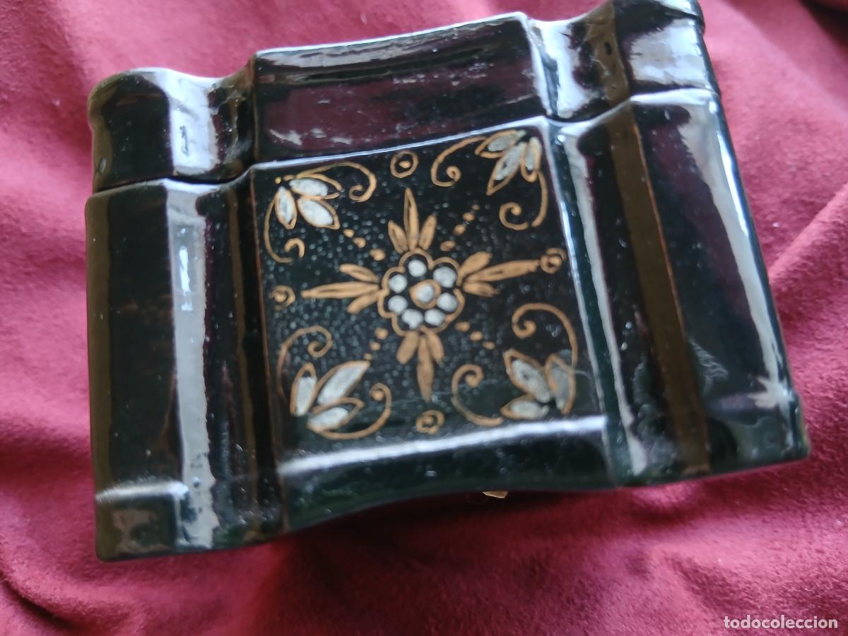 Cajas y cajitas met&aacute;licas: Caja rusa pintada y firmada. - Foto 3