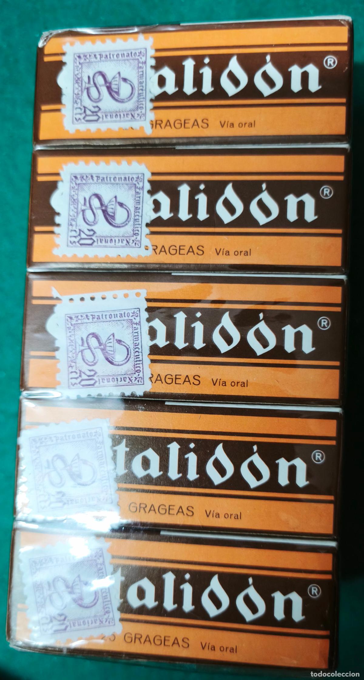 Cajas y cajitas met&aacute;licas: Diez antiguas cajas de optalidones. Sandoz, Basilea Suiza. Cerrados herm&eacute;ticos, nunca abiertos.