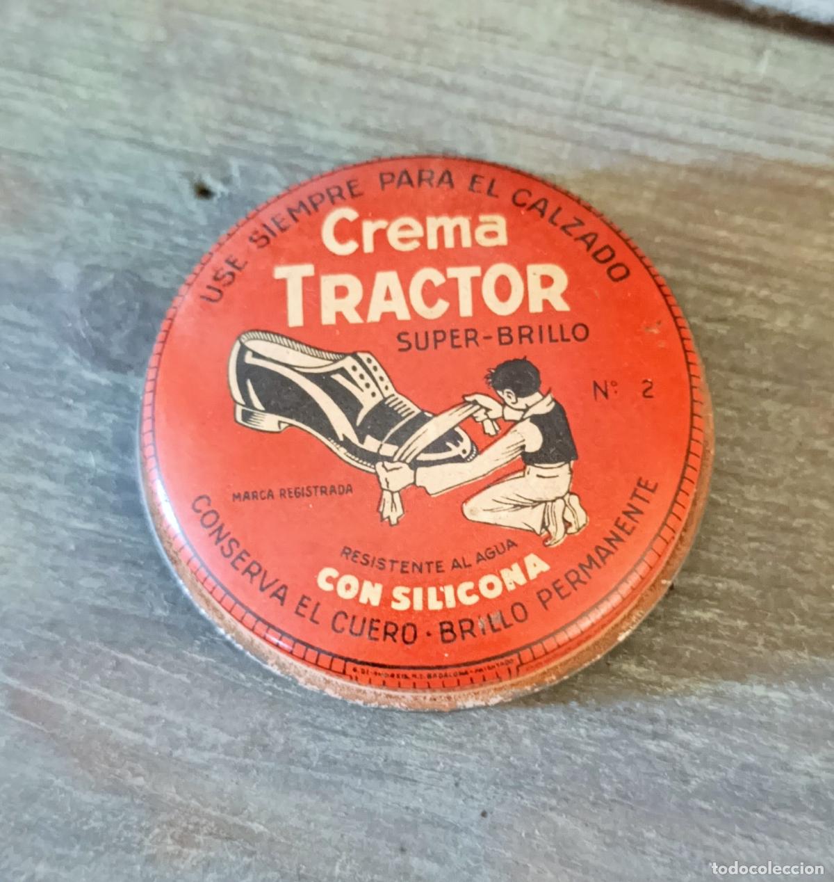Cajas y cajitas met&aacute;licas: LATA CAJITA CREMA PARA ZAPATOS TRACTOR