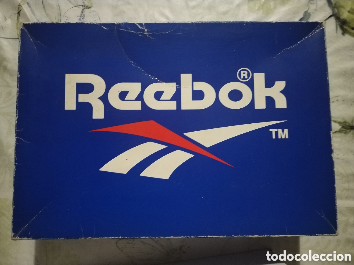 Cajas y cajitas met&aacute;licas: Caja vintage zapatillas deportivas Reebok