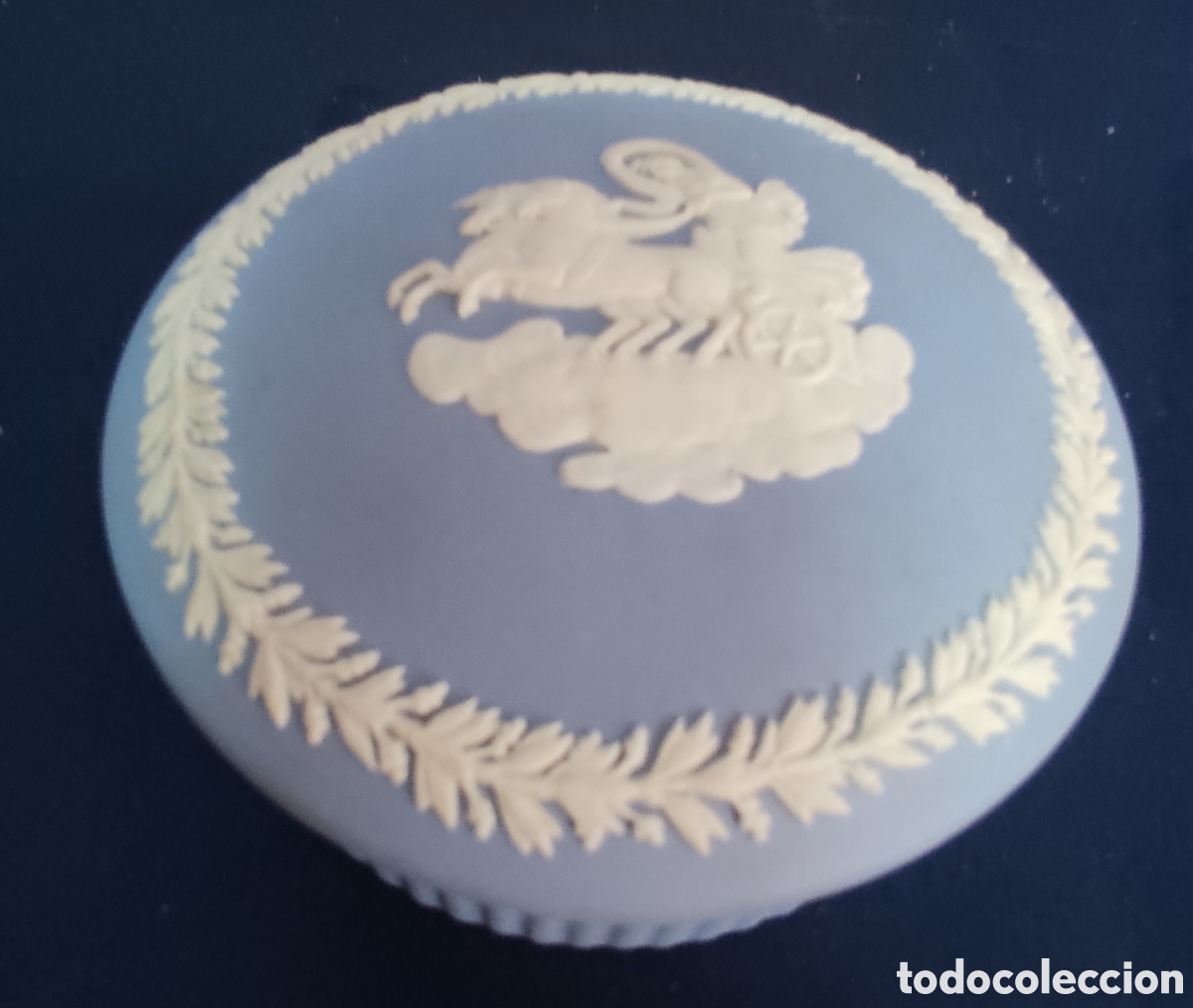 Cajas y cajitas met&aacute;licas: Cofre joyero porcelana Wedgeood