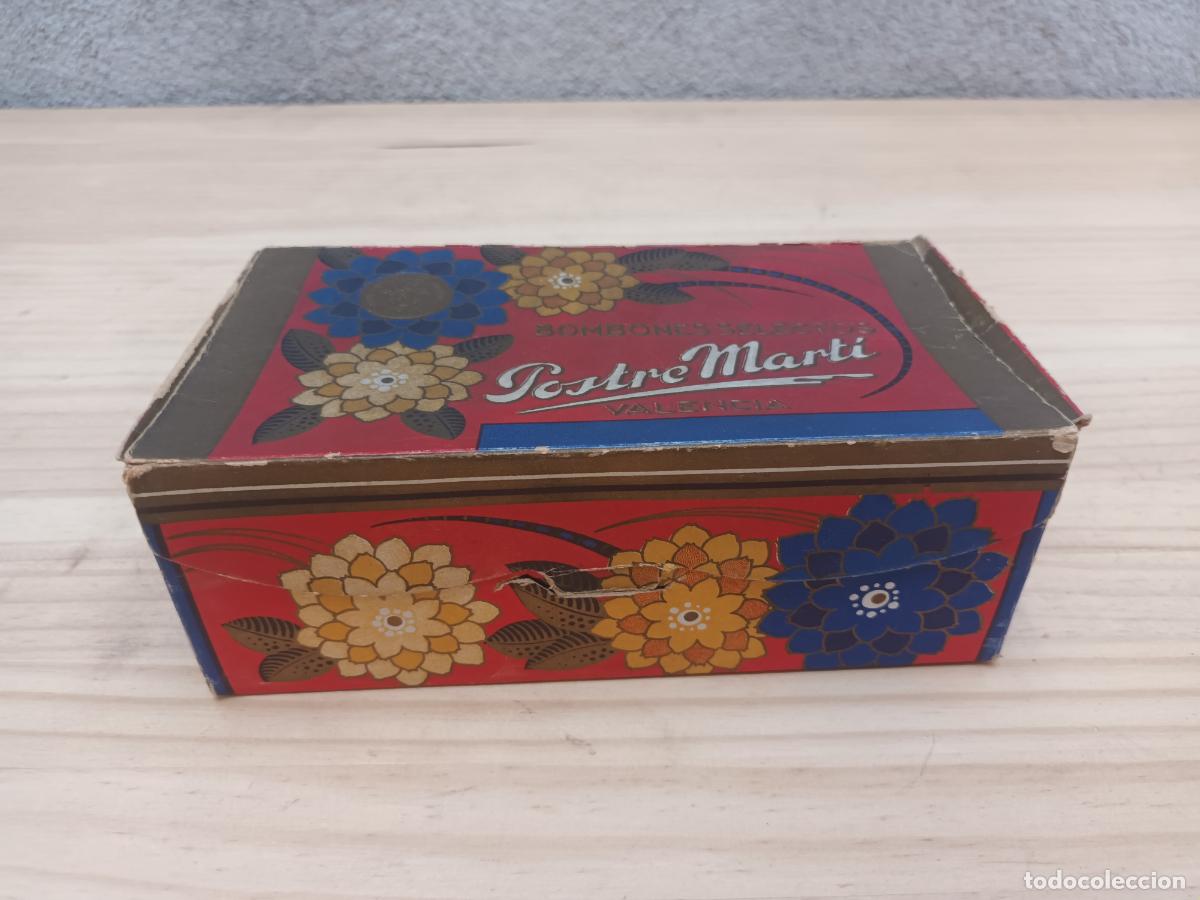Cajas y cajitas met&aacute;licas: CAJA BOMBONES POSTRE MARTI. HORNO PASTELER&Iacute;A SAN FRANCISCO VALENCIA