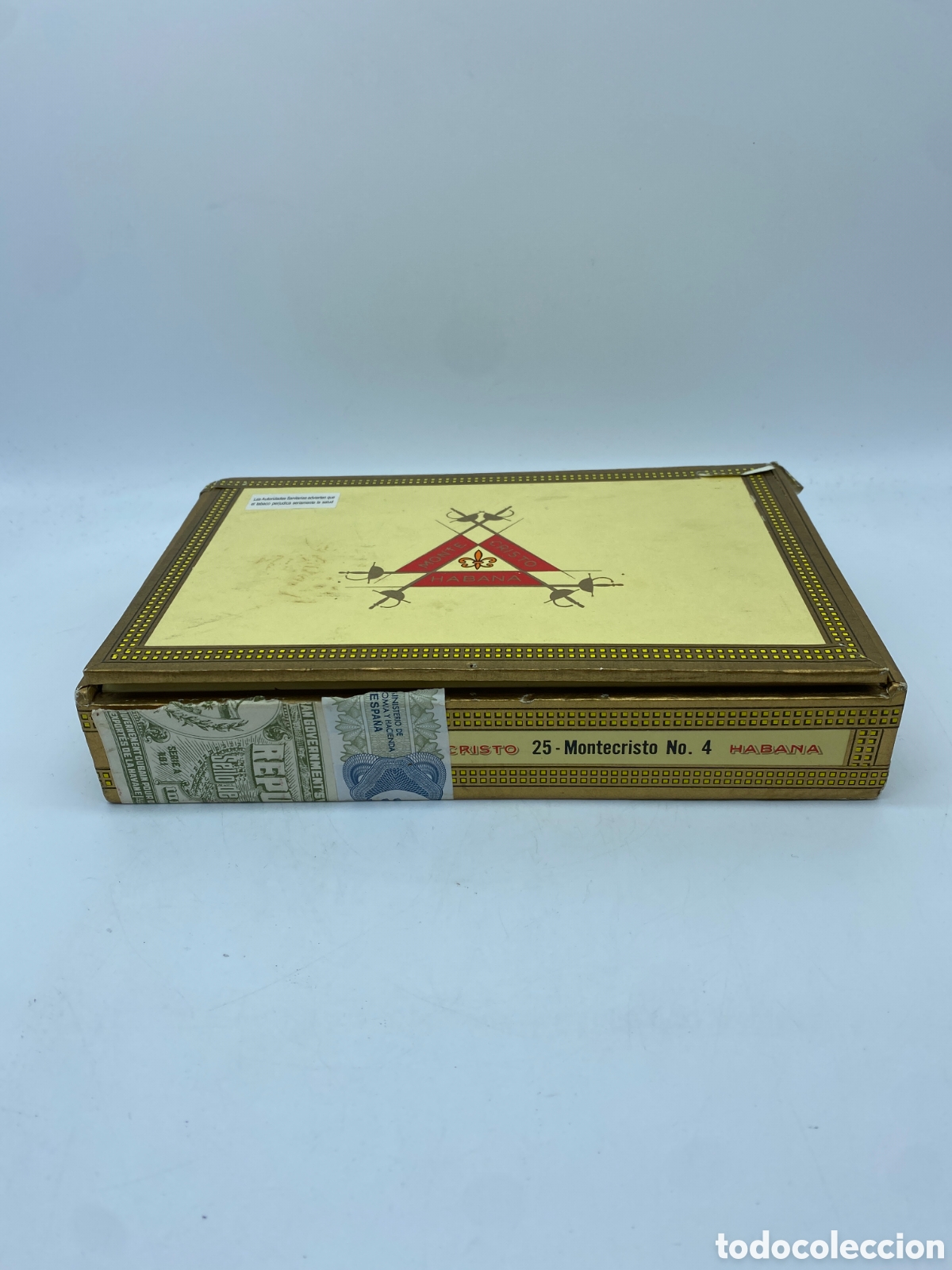 Cajas y cajitas met&aacute;licas: Caja de puros Montecristo n4