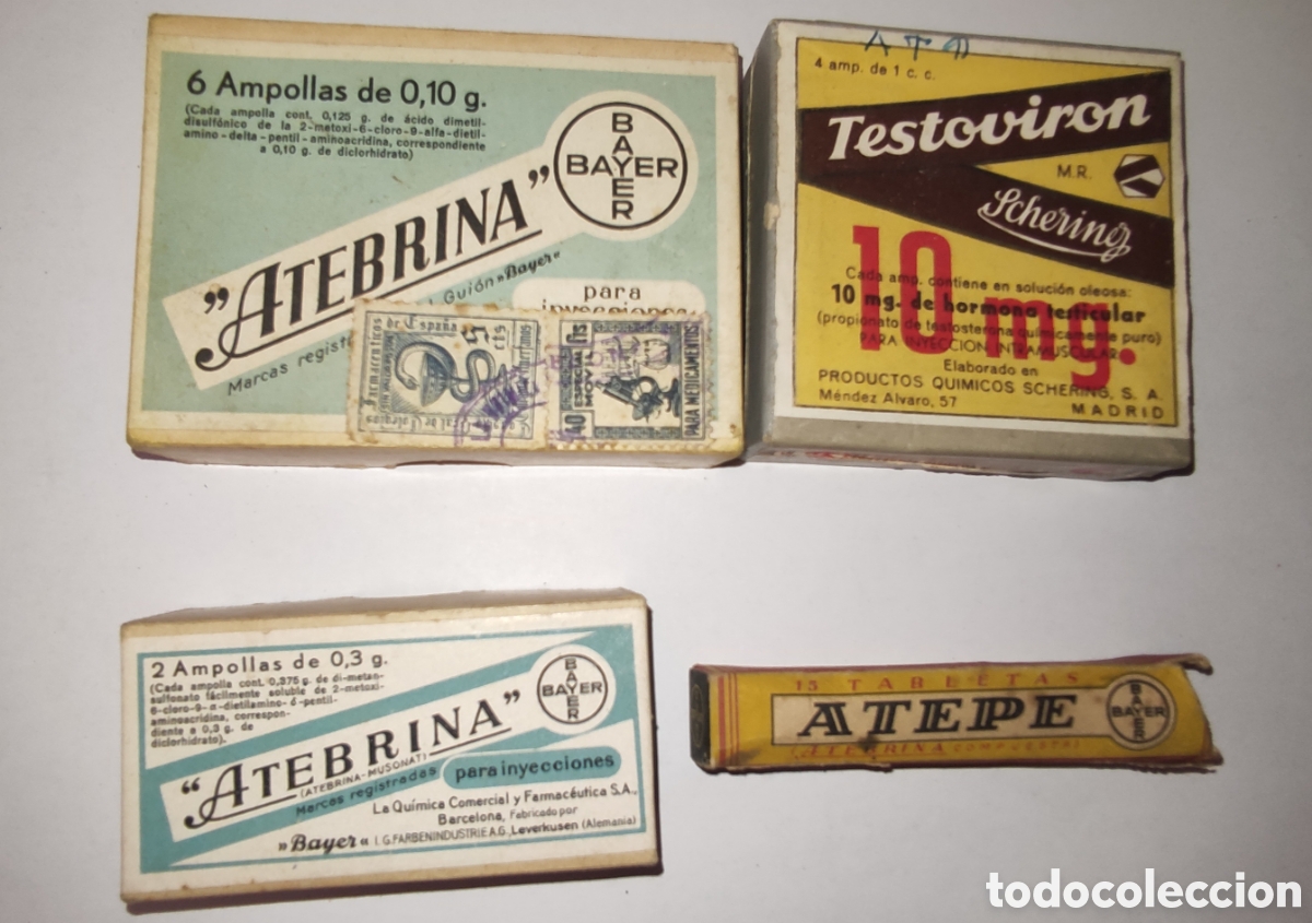 Cajas y cajitas met&aacute;licas: Lote cajas medicamentos L4