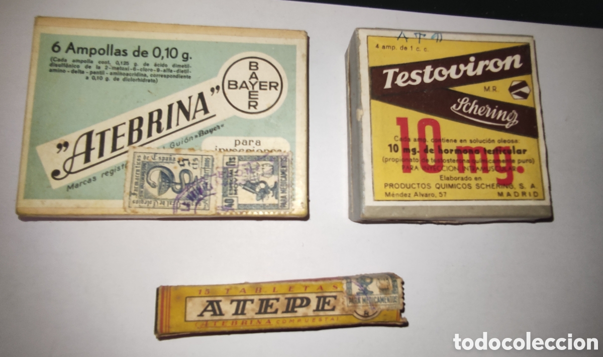 Cajas y cajitas met&aacute;licas: Lote cajas medicamentos L4