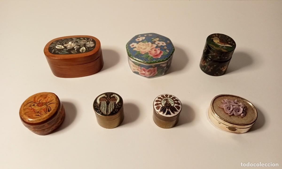 Cajas y cajitas met&aacute;licas: 7 PASTILLEROS / CAJITAS