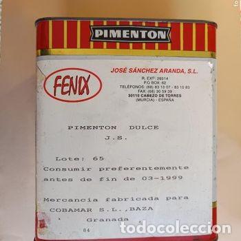 Cajas y cajitas met&aacute;licas: Gran lata de piment&oacute;n. Jos&eacute; S&aacute;nchez Aranda - Foto 2