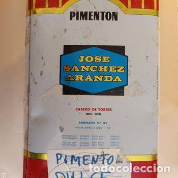 Cajas y cajitas met&aacute;licas: Gran lata de piment&oacute;n. Jos&eacute; S&aacute;nchez Aranda - Foto 4