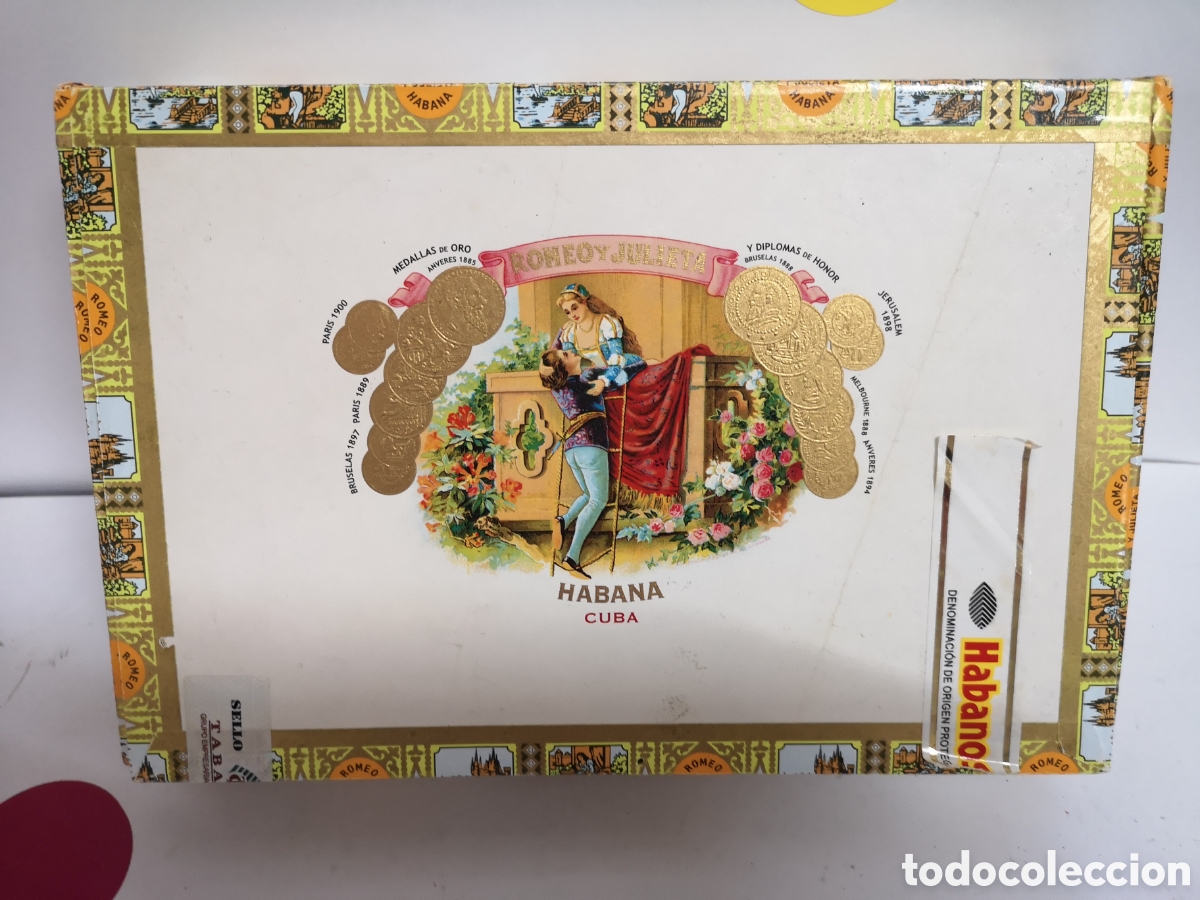 Cajas y cajitas met&aacute;licas: Caja puros Romeo y julieta 25 unidades