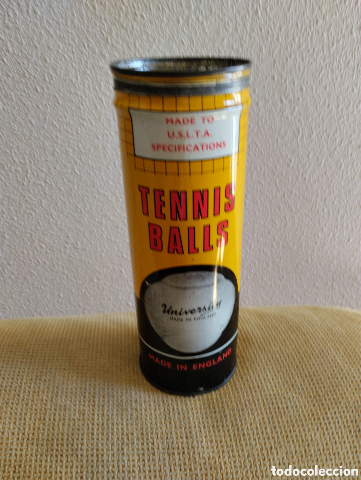 Cajas y cajitas met&aacute;licas: Lata antigua pelotas de Tenis
