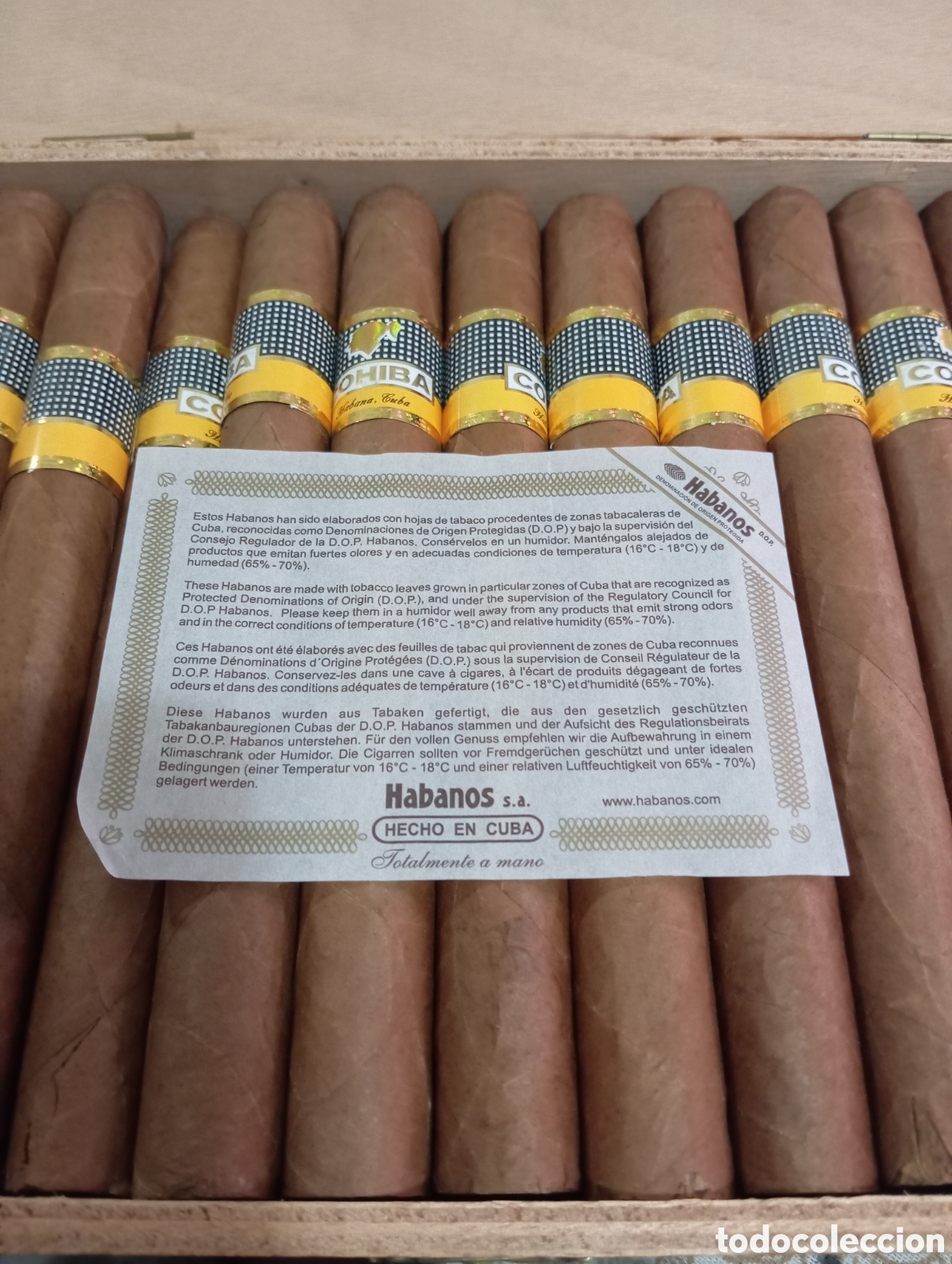 Cajas y cajitas met&aacute;licas: Caja de 25 puros esplendidos habanos