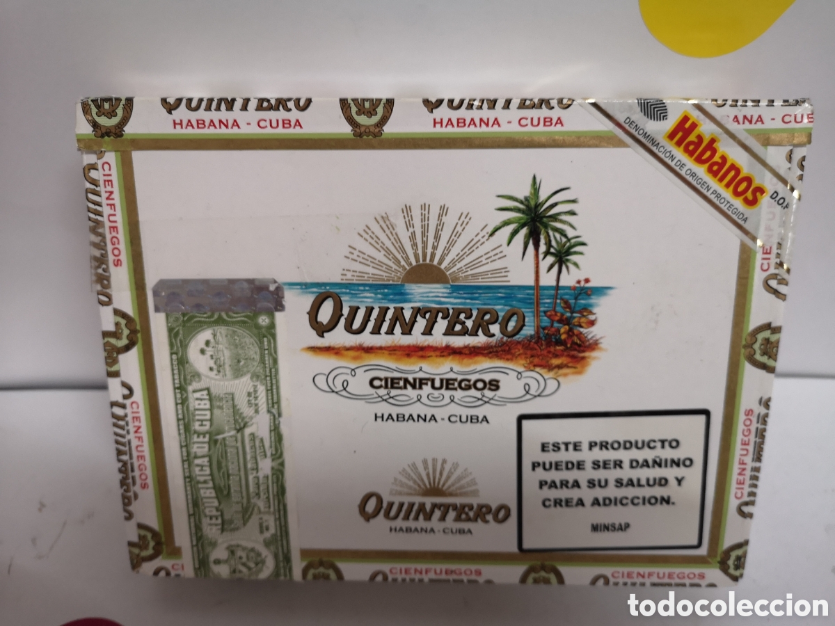 Cajas y cajitas met&aacute;licas: 12 puros quintero cienfuegos cuba