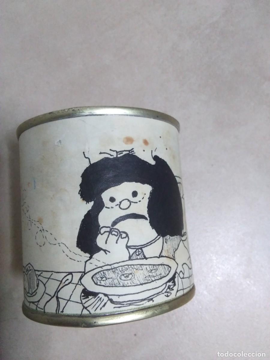 Cajas y cajitas met&aacute;licas: Bote portalapiceros de Mafalda