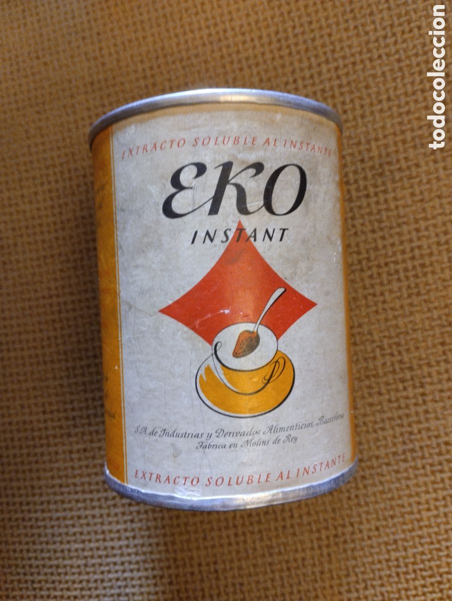 Cajas y cajitas met&aacute;licas: Bote antiguo Eko instant - Foto 3