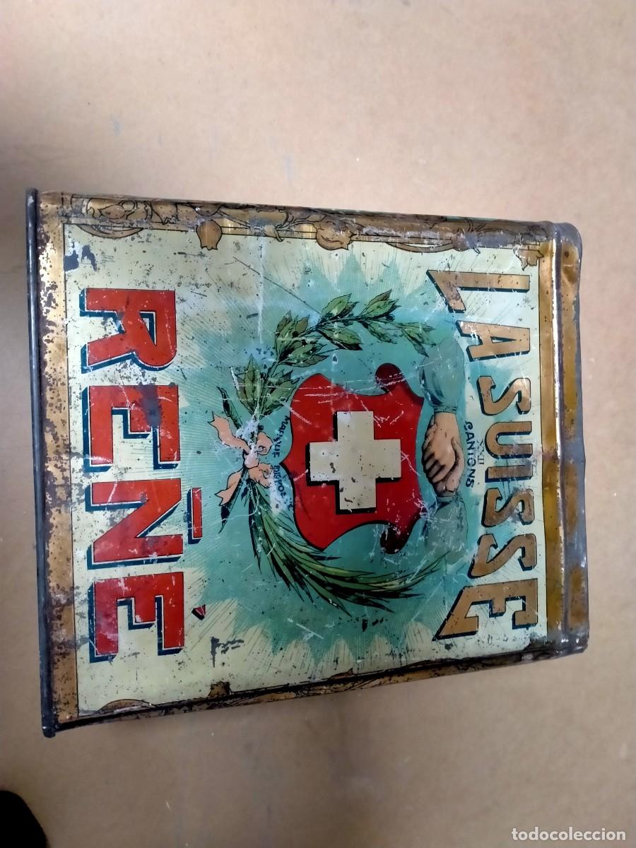 Cajas y cajitas met&aacute;licas: lata de bombones antigua-gastos incluidos en peninsula